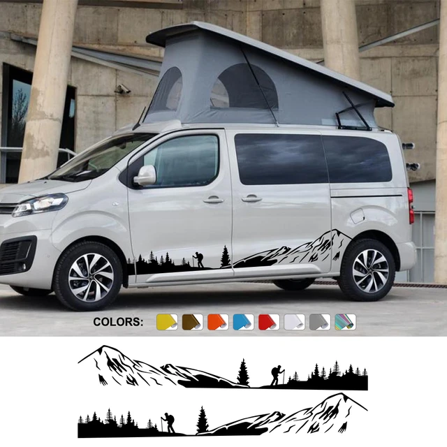 Autocollants de Van pour Cristaux en Spacetourer E C4 XS M XL MPV,  Accessoire de Réglage existent, pour Voiture, Camping-car, Minivan,  Randonnée en Montagne - AliExpress