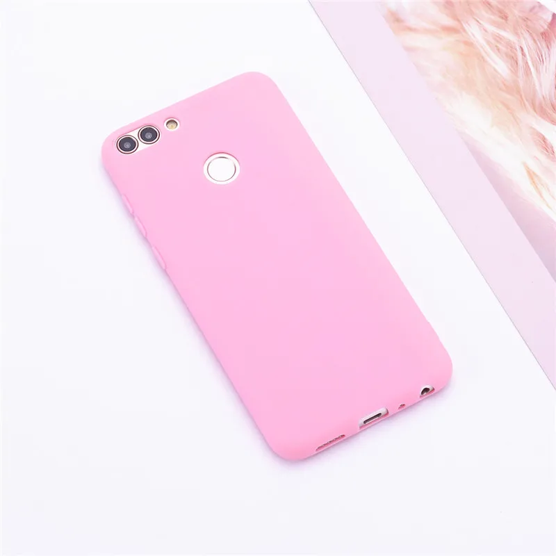 Für Huawei P Smart Stoßstange TPU Weiche Silikon Candy farbe Zurück Abdeckung Telefon Fall Für Huawei P Smart 2018 FIG-LX1 smart Fall Fundas – Detail 4