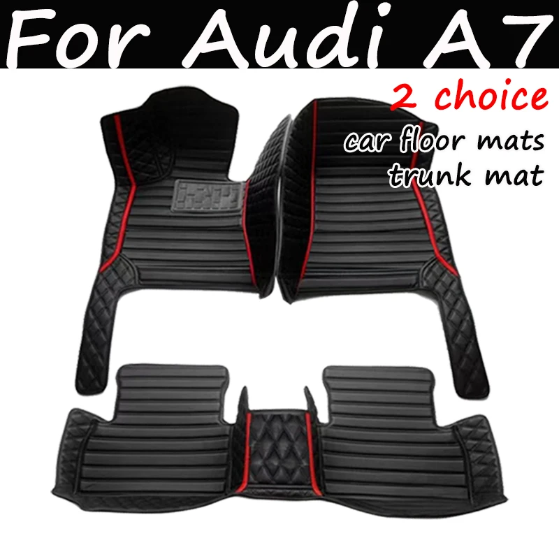 

Автомобильные коврики для Audi A7 2012 2013 2014 2015 2016 2017 2018, автомобильные подкладки для ног, аксессуары для интерьера