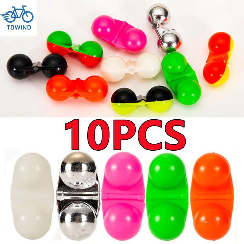 Newest 10pcs Fishing Double Rattle Fishing Inline Rattle Catfish In ...