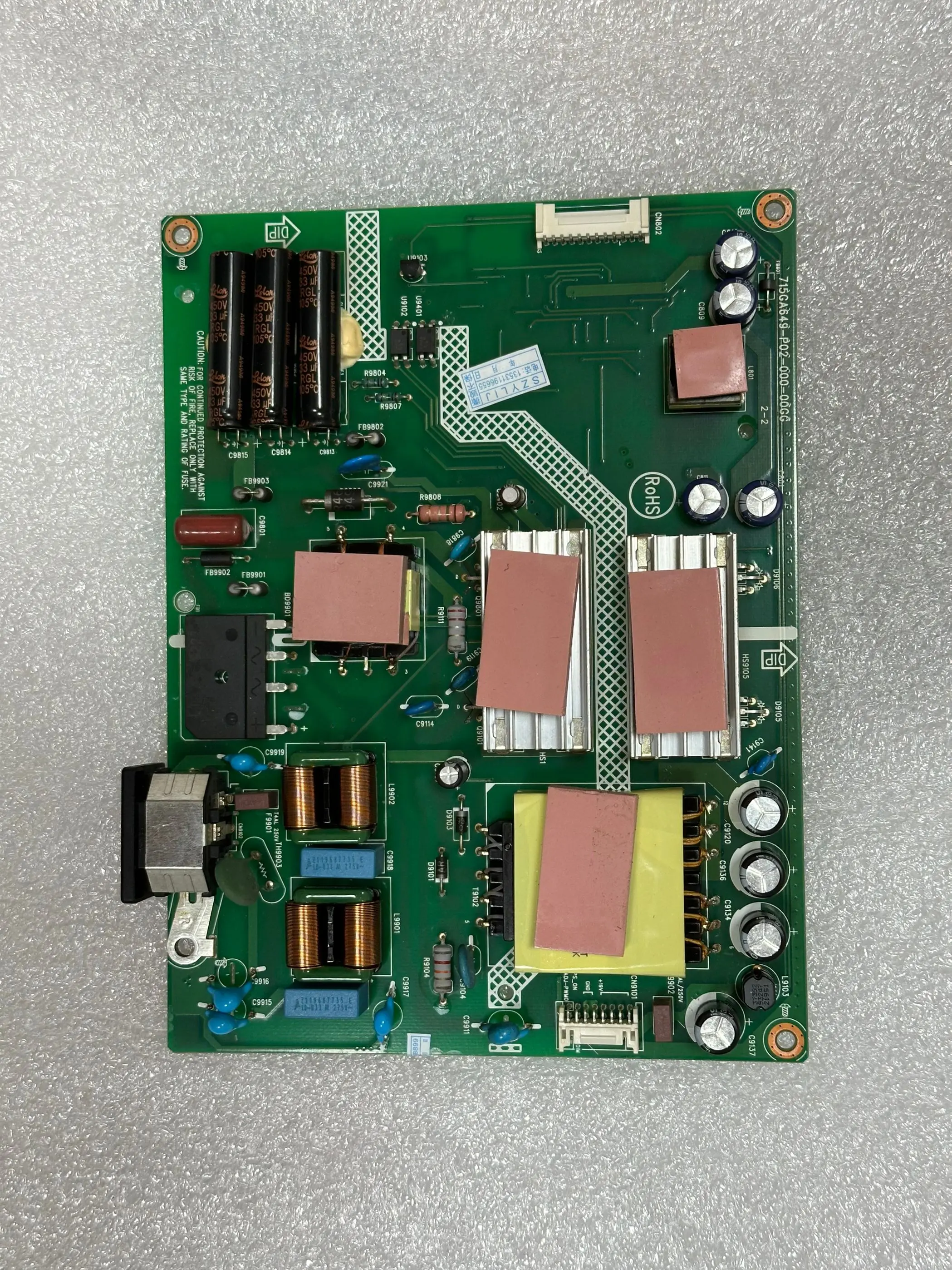 

Original CU34G2X power board 715GA649-P02-000-00GG