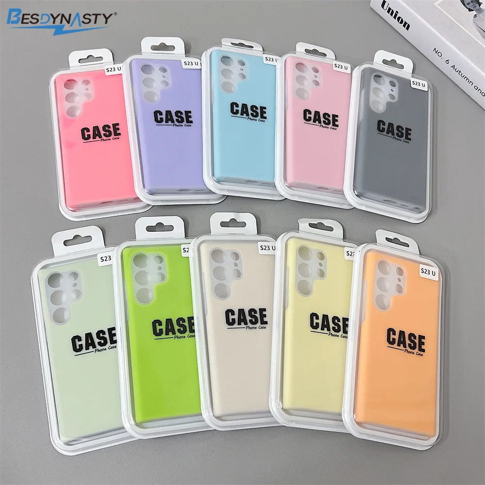 Luxury Silica Gel Jelly Liquid Silicone Anti-Fall Clear Phone Case with Hard Bumper Cover