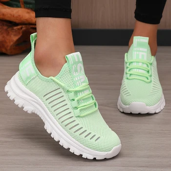 أحذية نسائية كاجوال منصة شبكية أحذية رياضية عصرية للصيف في الهواء الطلق فاخرة للجري أحذية تنس عصرية برباط للزوجين 5