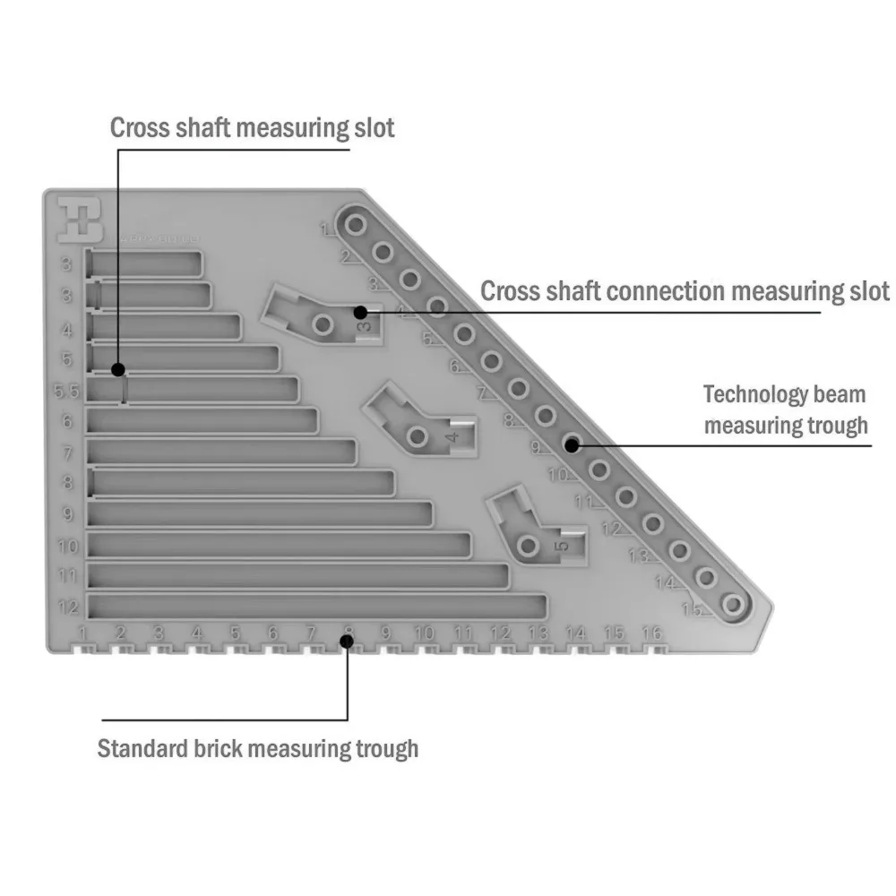 Bausteine-Werkzeugset, Trennwerkzeuge, kompatibel mit LEGO® Technik-Teilen, multifunktionaler Hammer, Zange, Pinzette – Detail 5