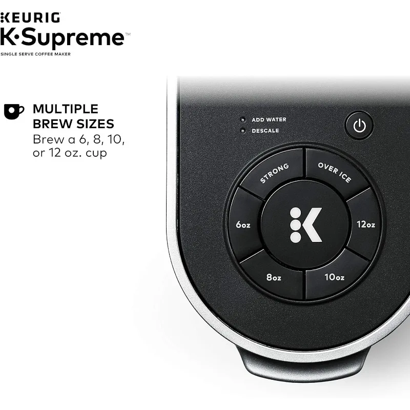 Keurig K-Supreme Single-Serve K-Cup Pod Coffee Maker - Gray