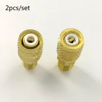 Adaptateur de charge de réfrigération R410a, coupleurs rapides 5/16 SAE F vers 1/4 SAE M Flare 5/16 SAE M à 1/4 SAE pour climatiseur 6