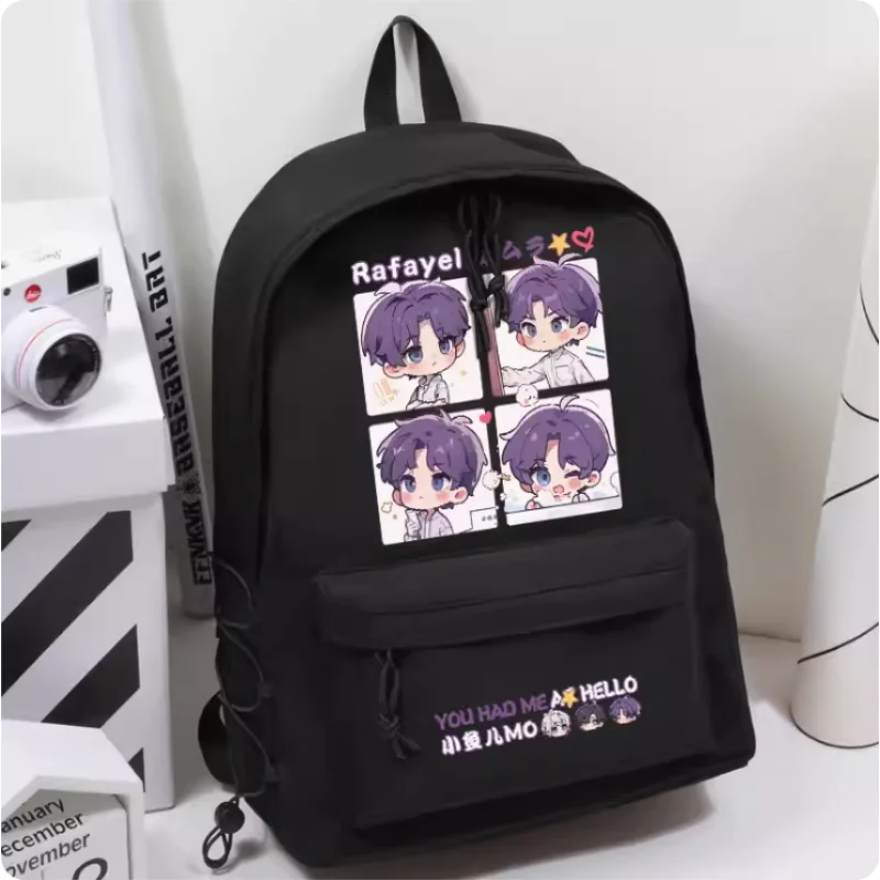 Anime Love and Deepspace Rafayel Cartoon Bag Women Man Fashion Leisure Teenagers Student Backpack Handbag B1252