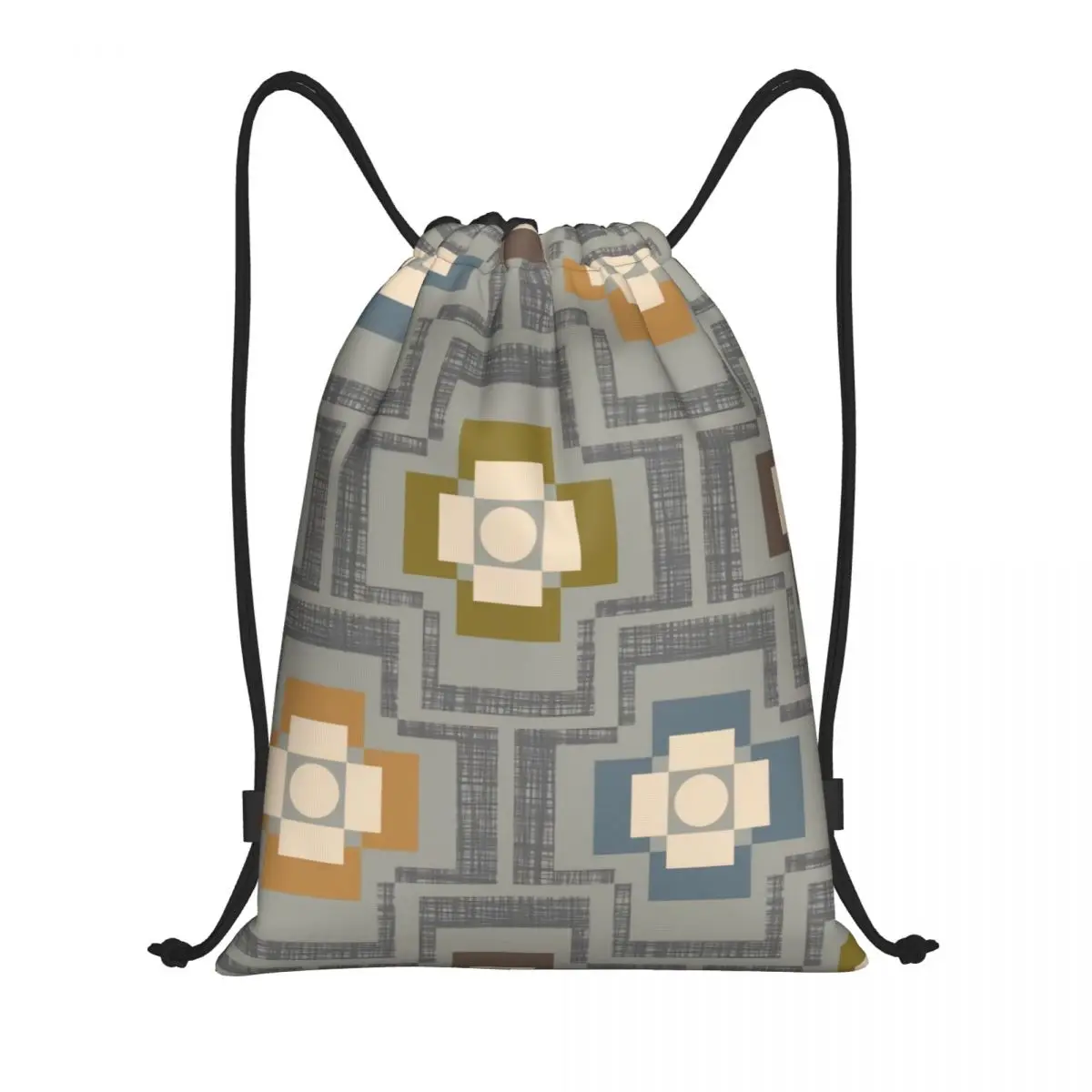 

Custom Flower Pattern Drawstring Bags Women Men Lightweight Orla Kiely Sports Gym Storage Backpack