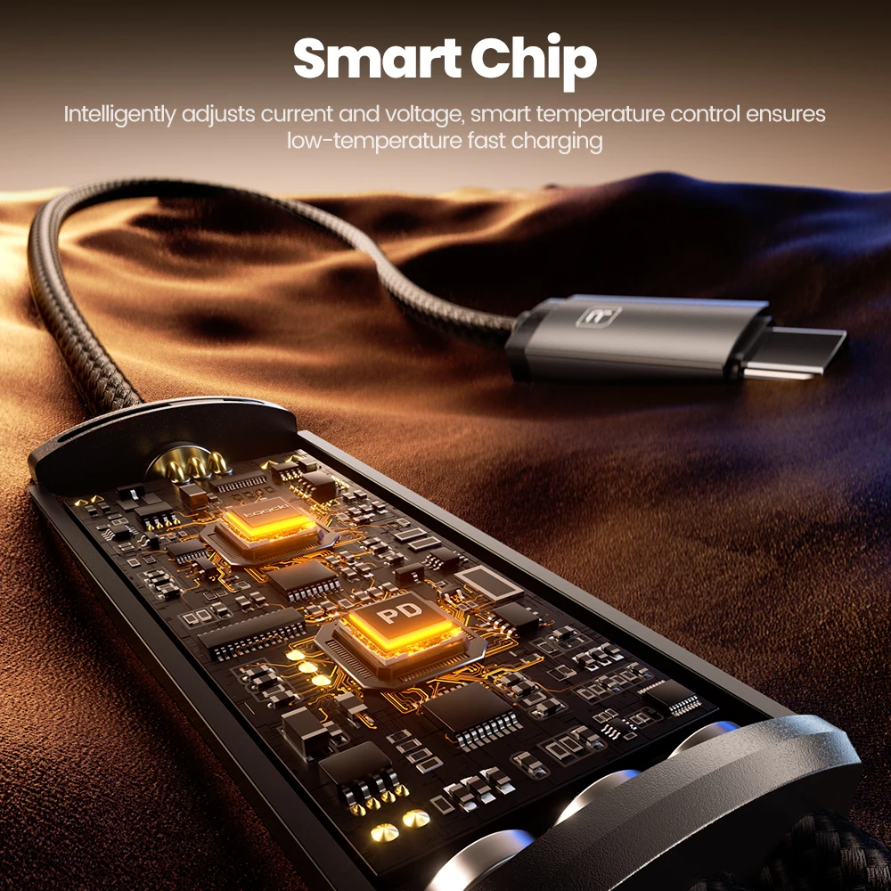 투키 PD 100W 타입 C to 타입 C iP 포트 케이블 3-in-1 고속 충전 (아이폰 17 Pro, 11-14 시리즈, 아이워치 SE용)