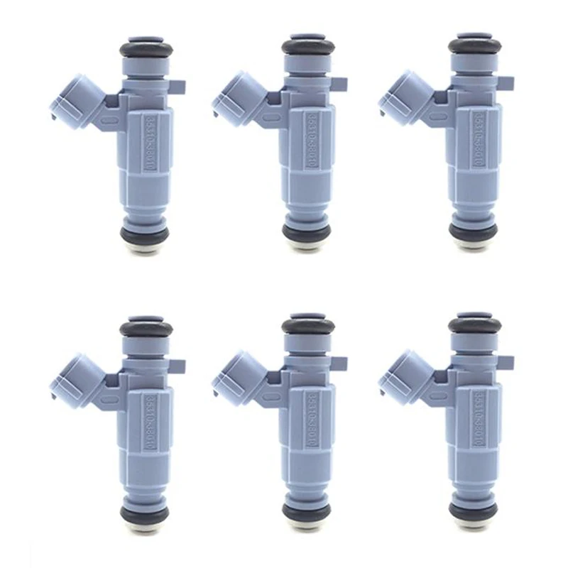 

Set Of 6 Flow Matched Fuel Injectors For Hyundai Kia 3.5L 35310-38010