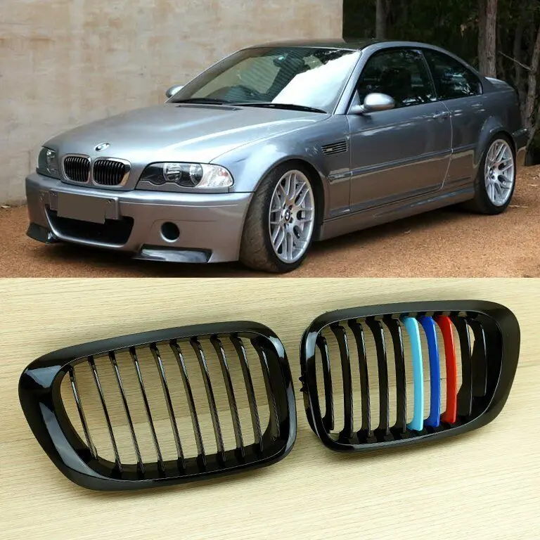 

For BMW E46 Front bumper Grille M3 look