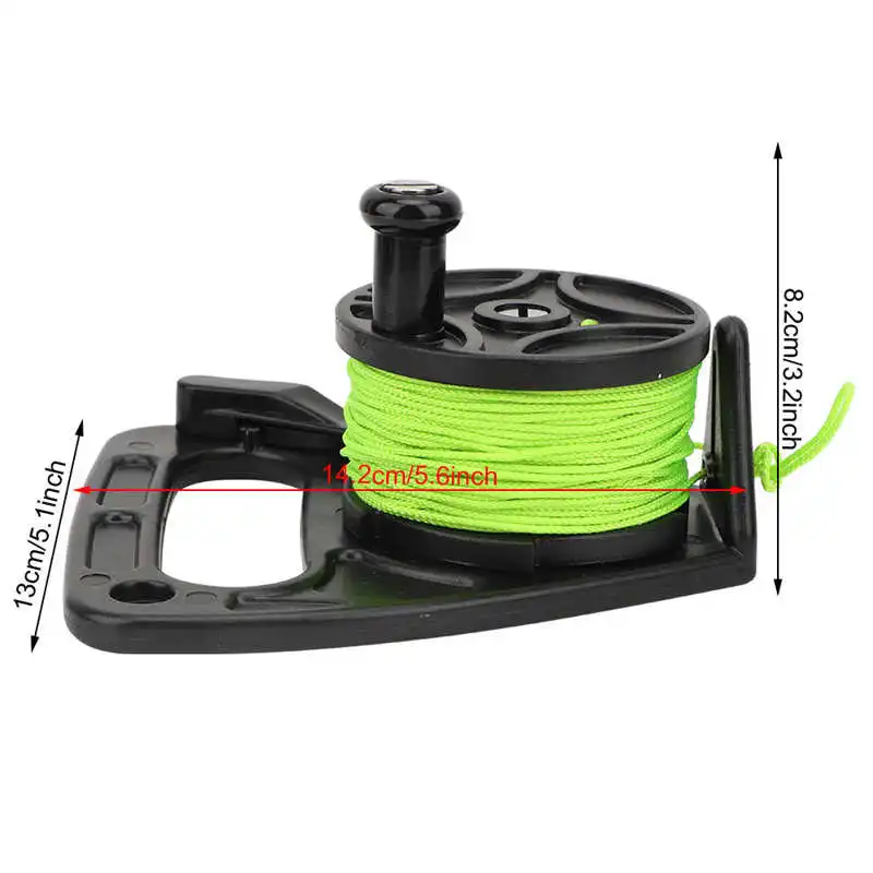 150 272ft Scuba Diving Reel Spool Finger Line Retractable Reels With Handle  Stopper For Snorkeling Underwater Water Sports Gear - Pool Accessories -  AliExpress