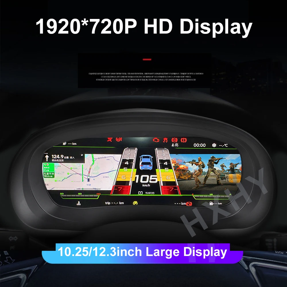 Car LCD Digital Cluster Virtual Cockpit SpeedMeter Dash For Volkswagen VW Jetta