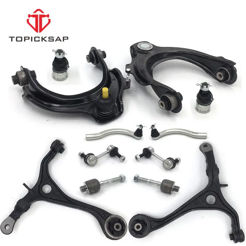 

TOPICKSAP Front Upper Lower Control Arm Sway Bar End Link Tie Rod Kits for Honda Accord Acura TSX 2003 2004 - 2007 51215SDAA02