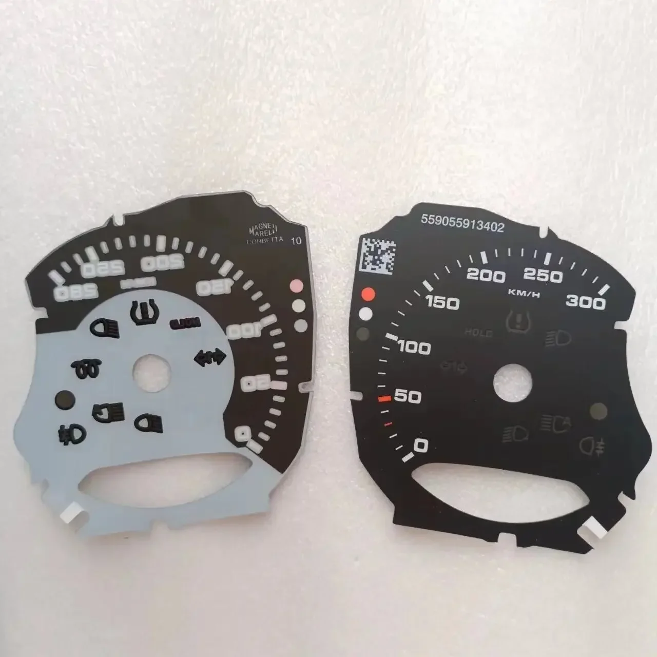 Car Interior Trim Gauges Speedo Discs Overlay for Porsche Macan Cayman Boxster