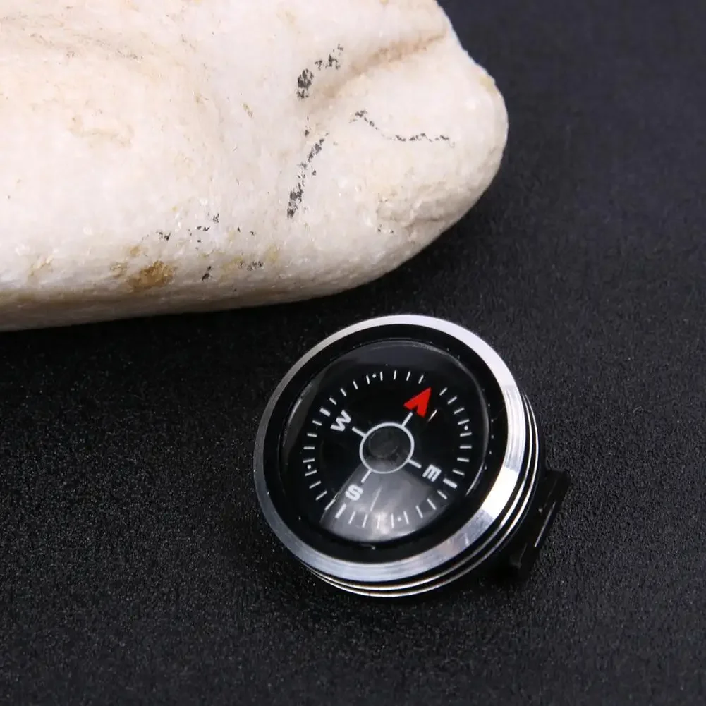 MIni Portable Watch Strap Button Compass 6