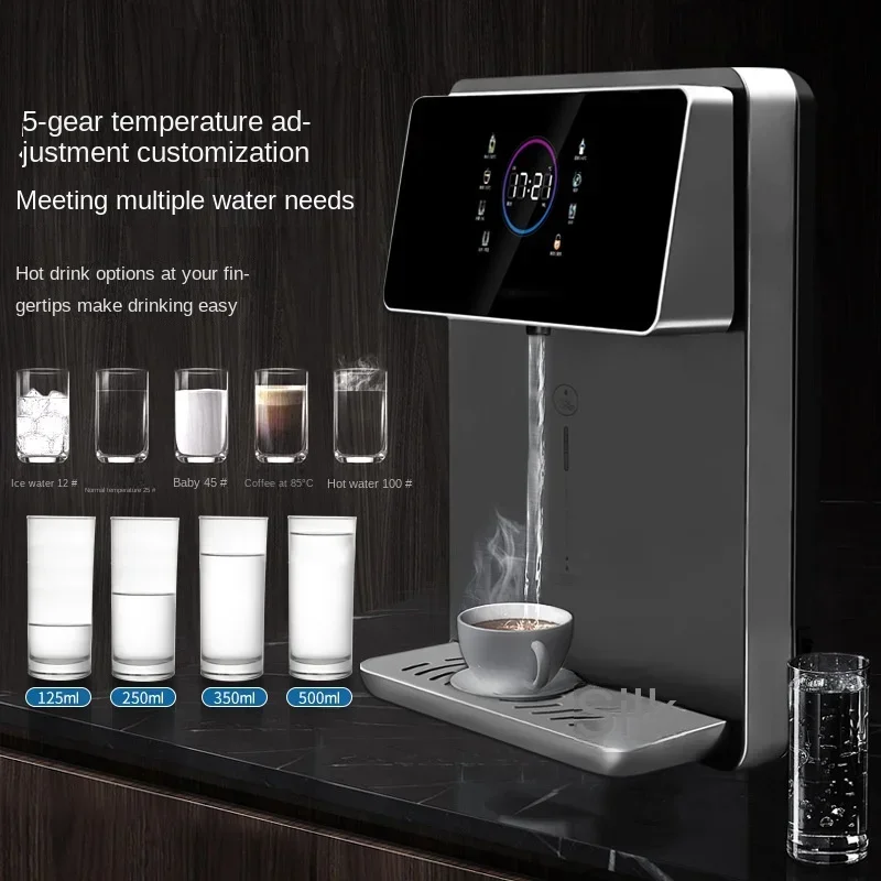 เครื่องกรองน้ำสำหรับใช้ในครัวเรือน220V, เครื่องจ่ายน้ำอัจฉริยะขนาดเล็กแบบติดผนังเครื่องจ่ายน้ำทำความร้อนได้อย่างรวดเร็ว 1