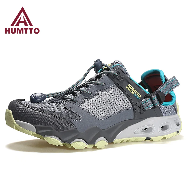 HUMTTO Summer Beach Water Shoes Breathable Hiking Aqua Shoes Mens Sports Trekking Casual Sandals Man Outdoor Sneakers for Men
