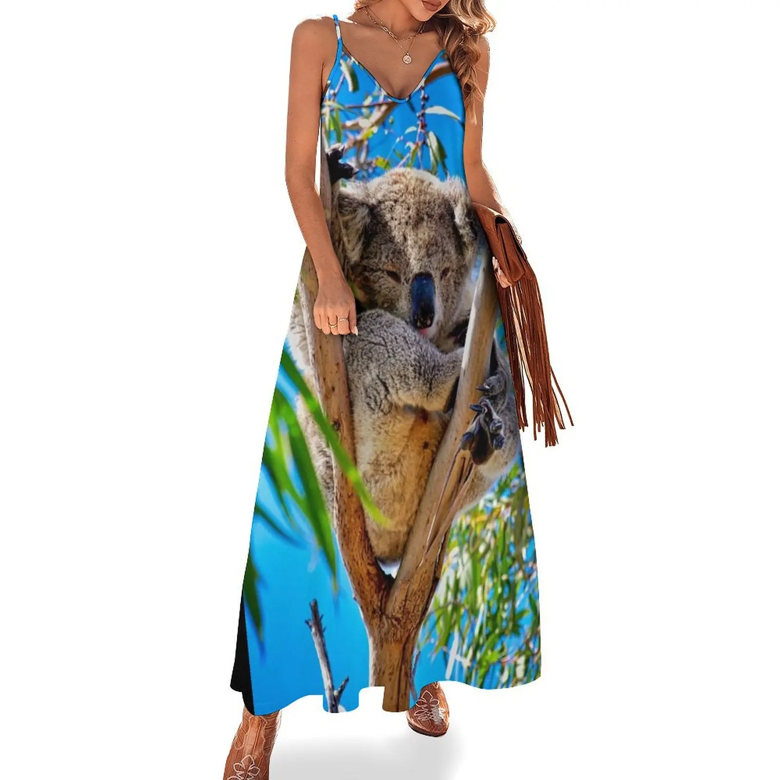 

Lovely Australian Koala Bear Sleeveless Dress Dress women sexy dress for women dresses for womens 2024 Beachwear