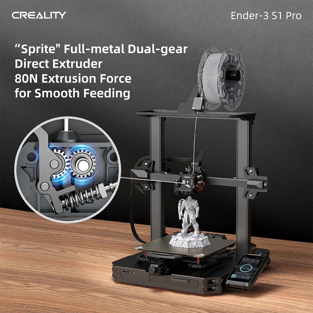 Tanie Ender-3 S1 PRO Creality drukarka 3D do 300 ℃ wysokotemperaturowa sklep