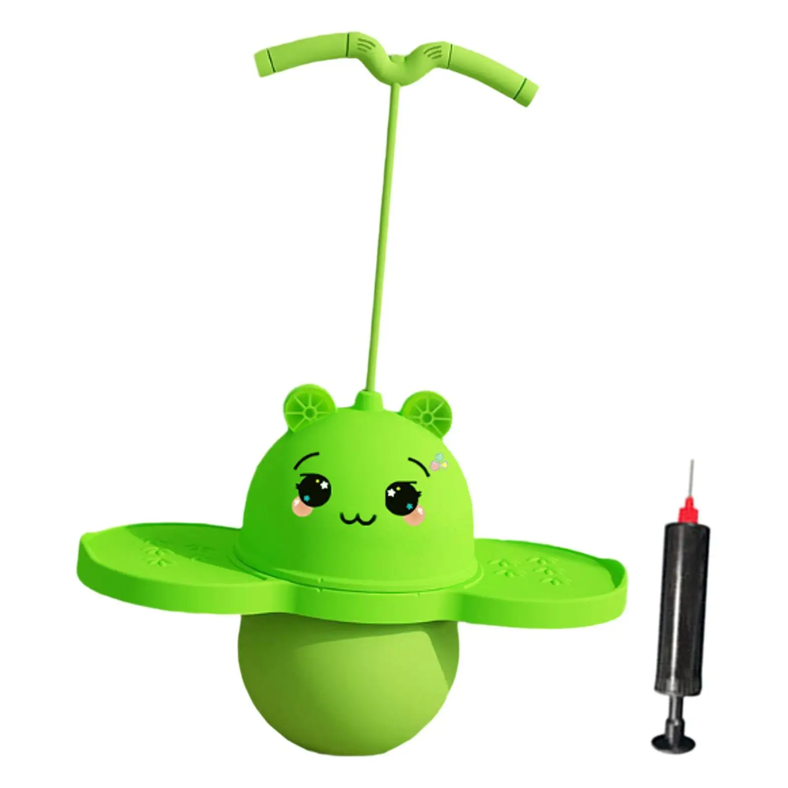 Pogo Ball with Handle with Ball Pump Exercise Pogo Stick for Kids Boys Girls