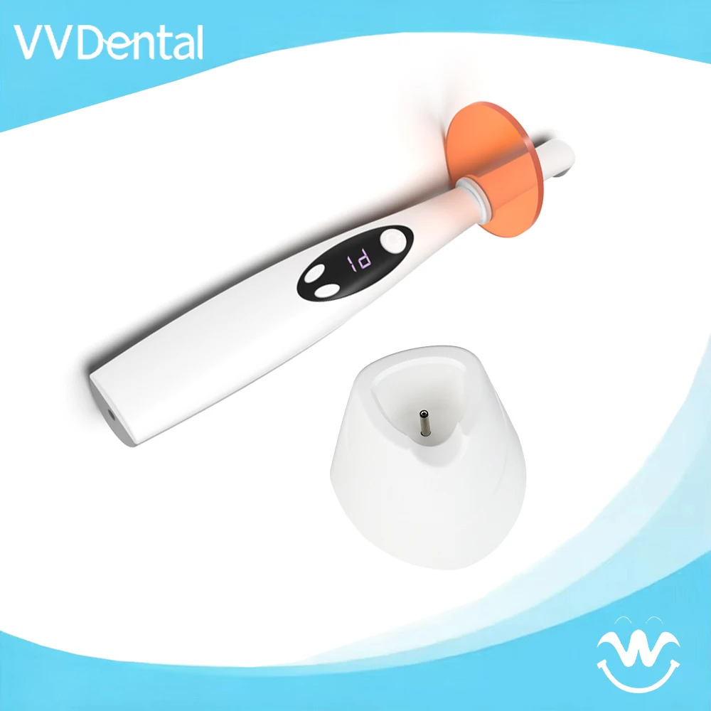 VVDental Dental-Härtungslampe 3S, 2200mw/cm2, Hochleistungs-Schnellhärtungsgerät für Zahnmedizin, Photopolymerisator für Dentalmaterialien