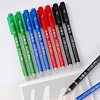 12PCS 0.7MM Erasable Neutral Pen, Bullet Nib, Washable Pens, Smooth Writing, That Disappear with Heat, Black Blue Red Green Ink 3