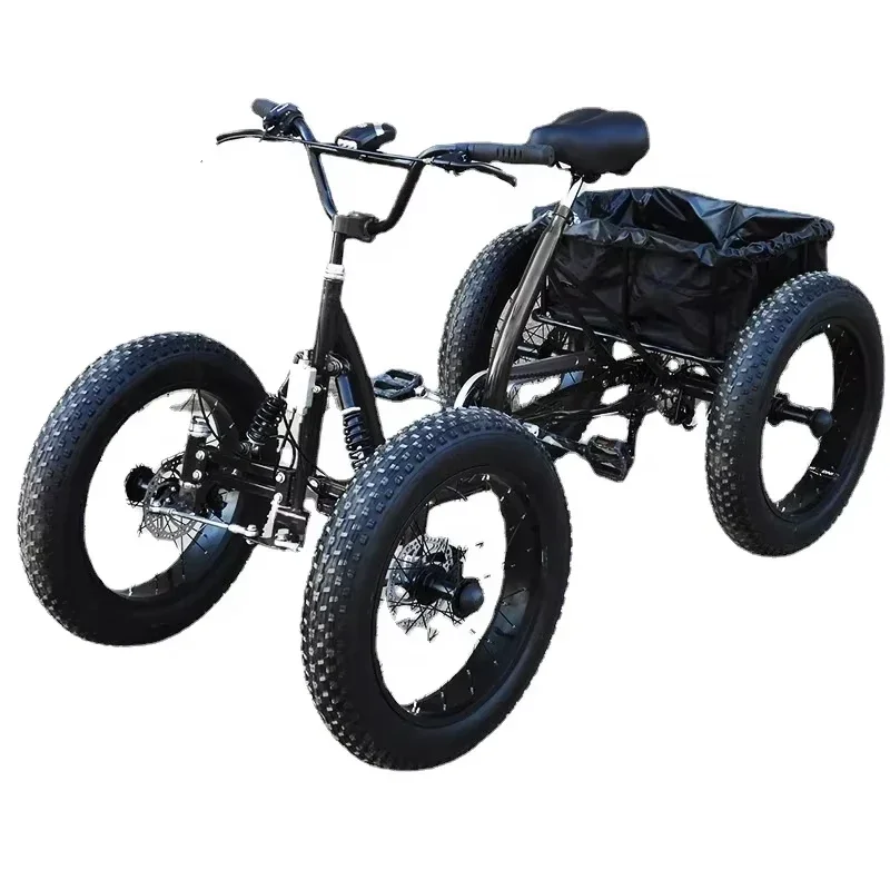 20" Four-Wheel Cargo Fat Bike 2