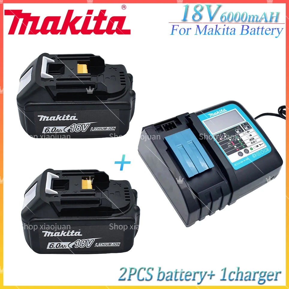 

100% Original Makita 6.0Ah 18V Li-ion Battery Charger DC18RF BL1840 BL1830 BL1430BL1440 DC18RC Charging Tool With USB Port