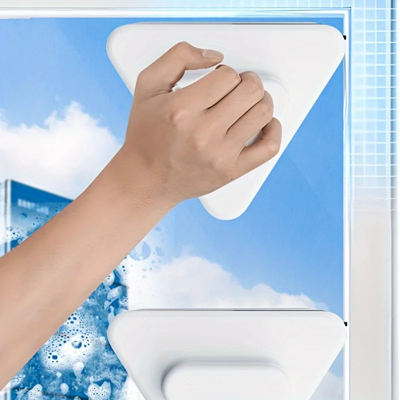 1pc High Rise Building Magnetic Window Cleaner, Single-layer Glass Cleaning Tool, Suitable for 3-10mm Glass Use