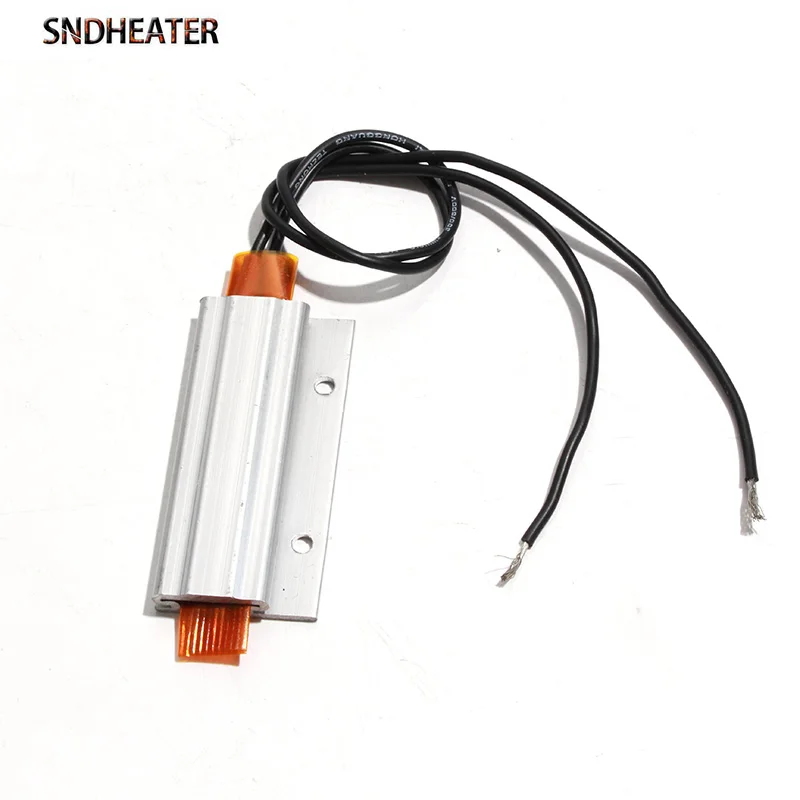 SNDHEATER Electric Heater Plate 60x28x7mm 220V Built-in PTC Heating Chip Thermostat 60C-250C 2pcs