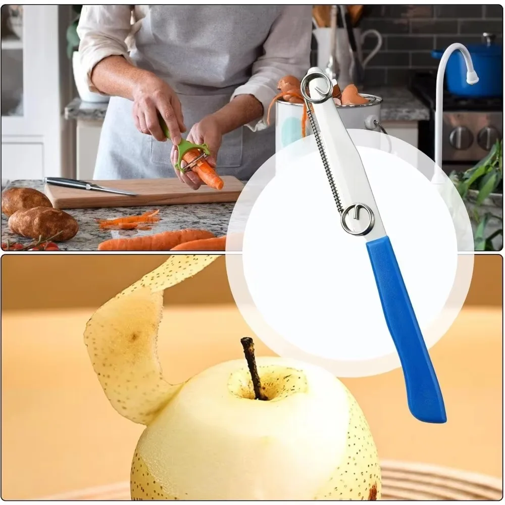 Kitchen Peeler 2 in 1 Vegetable Fruit Peelers Quick Slicing Cutter with Spring Carrot Potato Shredder  Peeler Kitchen Gadgets 6 Kitchen Peeler 2 in 1 Vegetable Fruit Peelers Quick Slicing Cutter with Spring Carrot Potato Shredder  Peeler Kitchen Gadgets 6