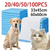 100/50/40/20PCS Pet Diaper Super Absorbent Disposable Dog Training Pee Pads Quick Dry Clean Cushion Cats Dog Supplies