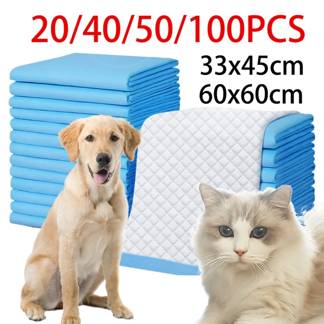 Sc3eefc8619114bc6966a4d881584a18c6.jpg 100/50/40/20PCS Pet Diaper Super Absorbent Disposable Dog Training Pee Pads Quick Dry Clean Cushion Cats Dog Supplies