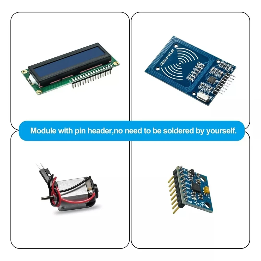 Starter Kit for Arduino UNO R3 Programming Beginner Learning Kit with Servo STEM Compatible Arduino IDE
