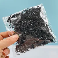 1000Pcs Colorful Disposable Hair Bands Girls Elastic Rubber Band Kids Ponytail Holder Headband Children Hair Accessories 5