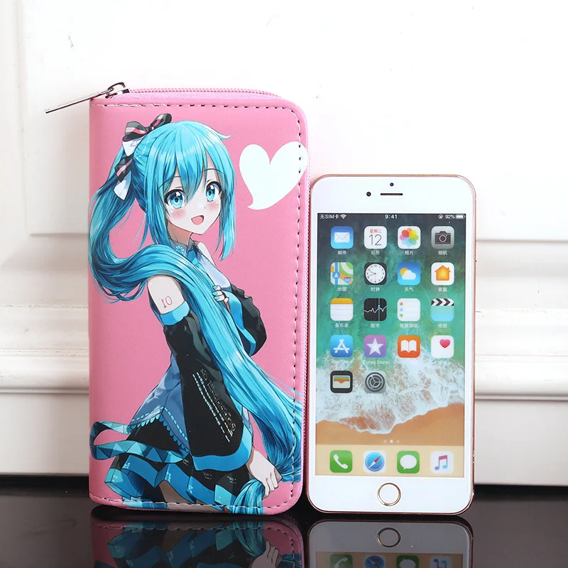 Kawaii Cartoon Coin Purse - Cute Large Capacity Multi-Card PU Leather Wallet