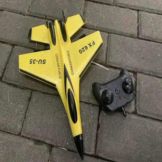 RC Remote SU-35 FX-620 Radio Control Airplane 2.4G Remote Control Fighter Plane Glider Airplane EPP Foam Model Toys Kids Gift 3