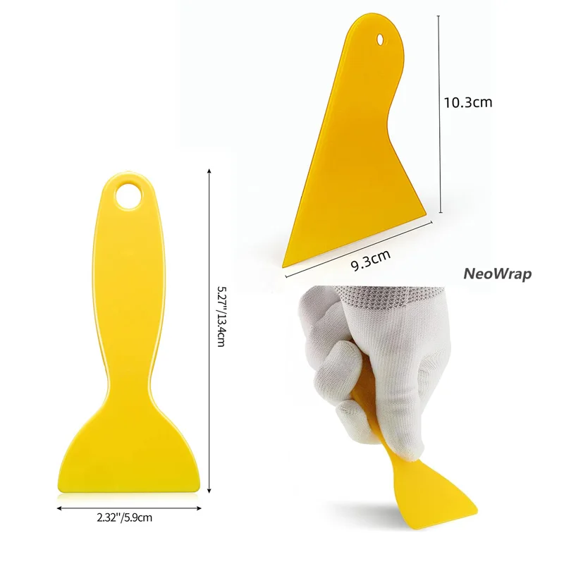 Autofenster-Tönungs-Anwendungswerkzeug-Set mit Rakelern, Allzweckmesserschneider, 300 ml Sprühflasche, Vinylfolie, Werkzeugset für Fensterfolie – Detail 6
