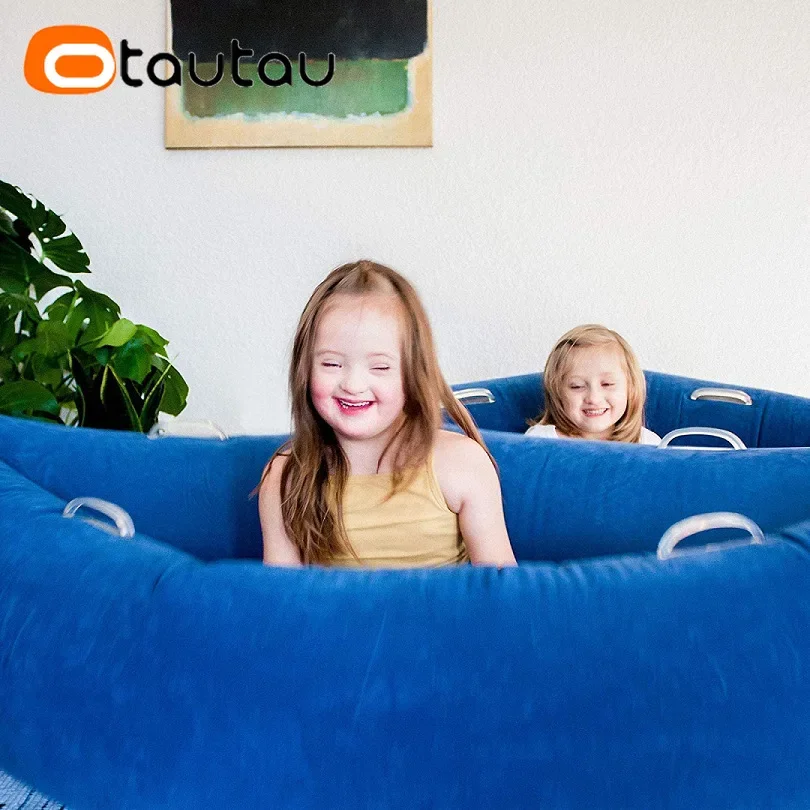 Otautautau 4ft lettino gonfiabile nido comodo Pouf Pouf divano letto Chaise Lounge reclinabile divano pigro sedile ad angolo mobili SF113 - immagine 5