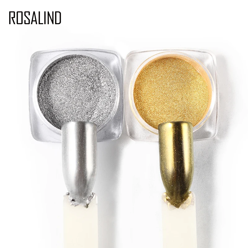 Gold Silver Nails Powder nail powder gel nail polish nail glitter nail pigment nail decoration nail decorations Glitter Pigment Powder Gel Polish Mirror Manicure Nails UV Decorations Chrome Holographic Nail