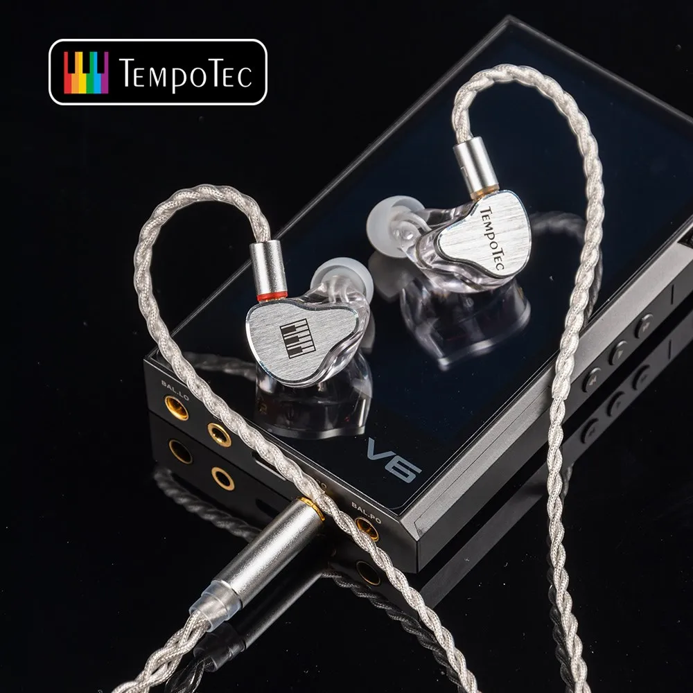 

Съемные наушники TempoTec IM05 1DD + 4BA с кабелем 3,5 мм, штифт 0,78 мм