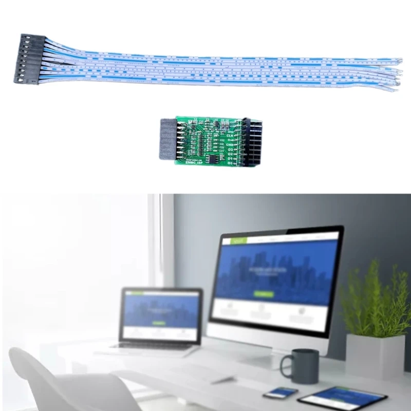 T48 EMMC 프로그래머 부착물 Dropship용 기존 XGecu EMMC-ISP VER1.00 어댑터