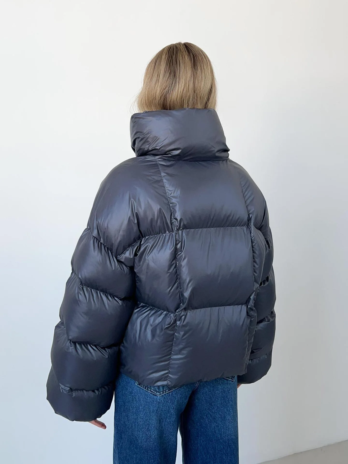 Winter Warm Puffer Jackets Women's Loose Parkas Coat Fashion Hooded Bread Jacket Outwear Cotton-padded Solid Quilted Jacket