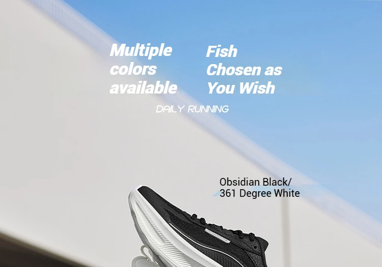 361 Degrees Women's Running Shoes Casual Mesh Anti-slip Lightweight Trendy Thick-sole Rebond Durable Female Sneakers 682532239
