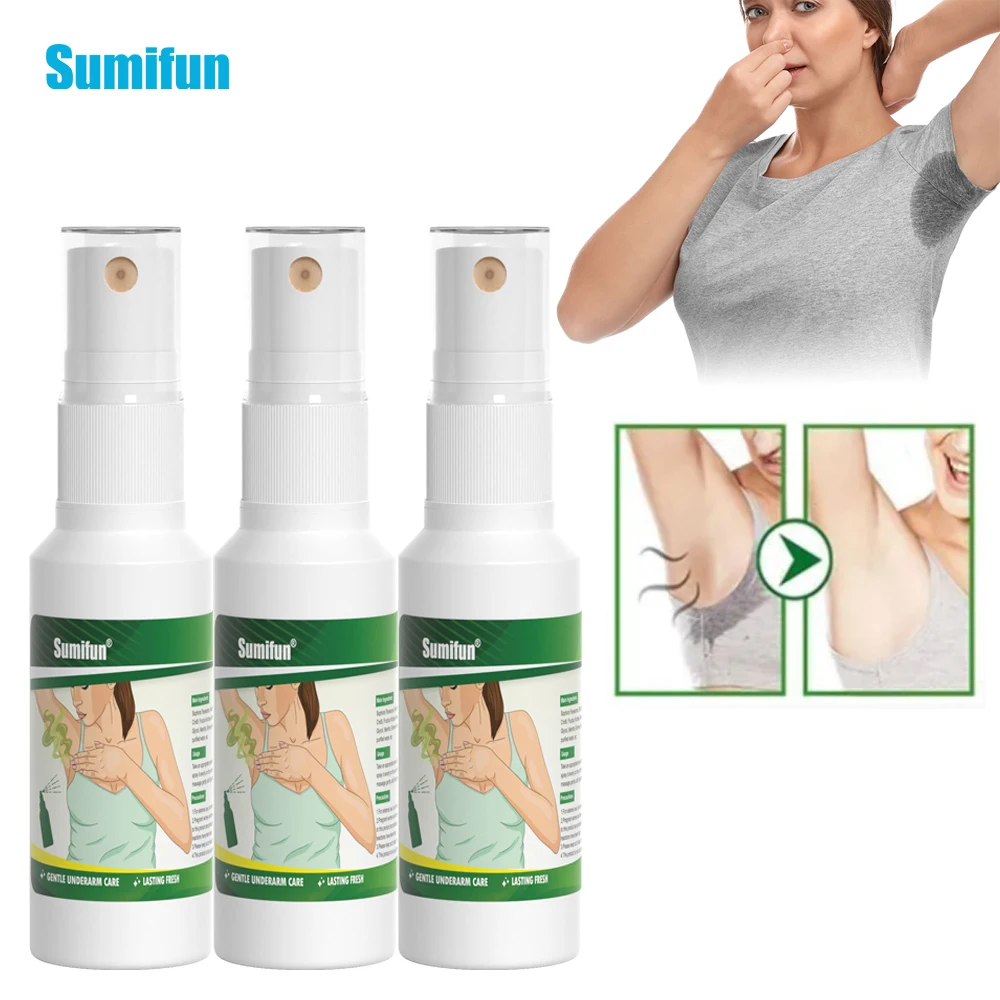 

1/2/3Pcs Sumifun Sweat Odor Spray Underarm Perfume Remove Bromhidrosis Smells Deodorant Fresh Air Lasting Aroma Skin Health Care