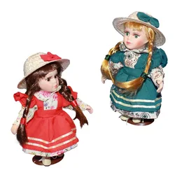 Poupée en céramique de 20 Cm, décoration de maison, Style pays européen et américain, maison de jeu, jouets pour enfants, cadeau Surprise 