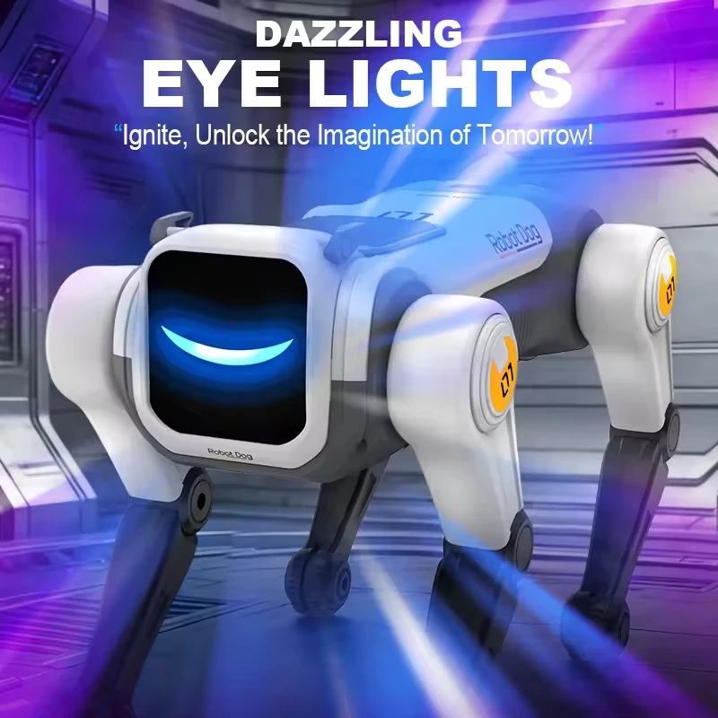 Cane Robot RC Intelligente con AI, Comando Vocale Programmabile, Canta e Balla, Robot Bionico Elettronico Intelligente - immagine 4