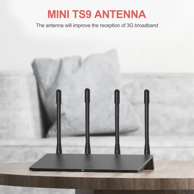 2 шт. мини-антенна TS9 для модема (MF61) 4G LTE MiFi, Мобильный маршрутизатор точки доступа Wi-Fi 2