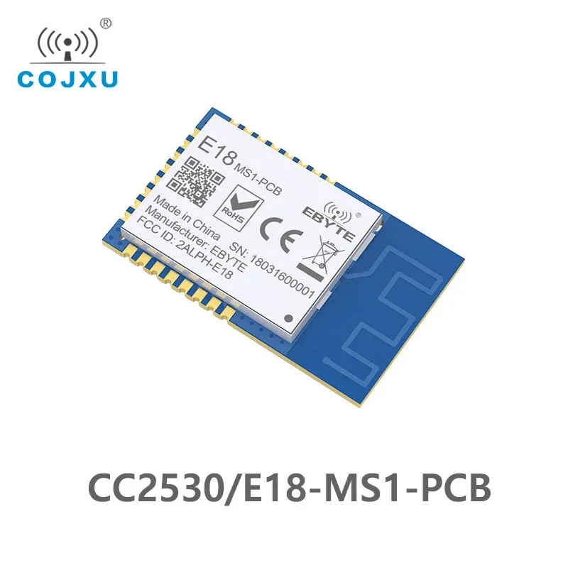 Cojxu 10pcs /lot E18-MS1-PCB CC2530 ZigBee RF Module SPI SMD 2.4GHz 4dBm Wireless Transceiver Transmitter Receiver PCB Antenna